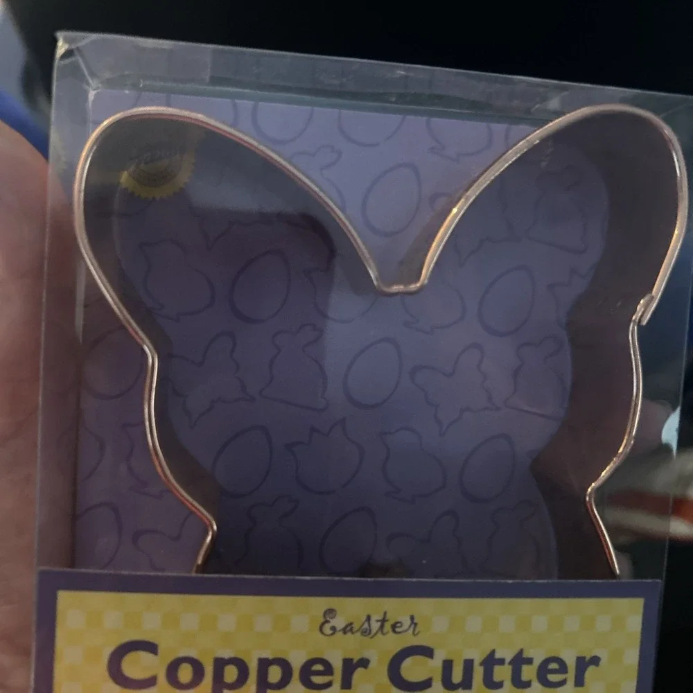 NIB 2001  WILTON Easter COPPER CUTTER BUTTERFLY in Package Spring Summer Decor